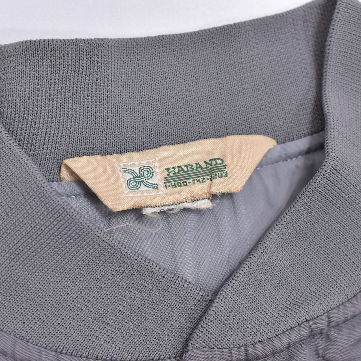 90s HABAND バイカラー カップショルダー ダービージャケット アウター