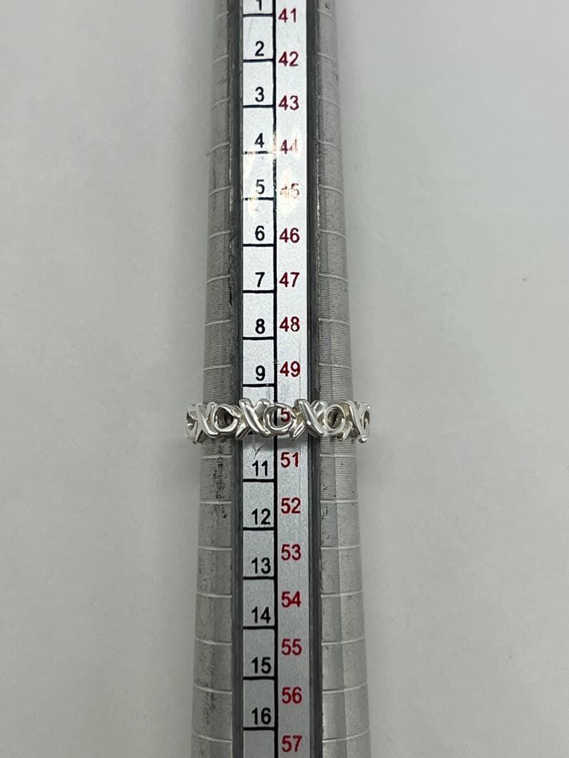 ティファニー TIFFANY パロマピカソ ラブアンドキス XOリング 11号