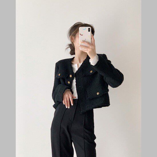 【ZARA】ザラ XS ケープブレザー 白 ノーカラージャケット ブレザー 完売