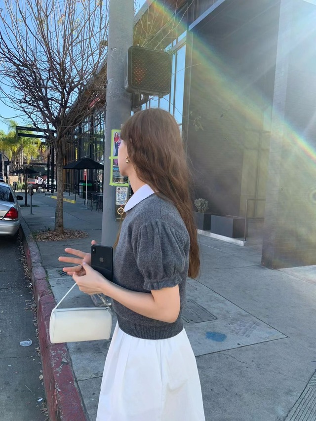 (予約) liffey / Silk Puff Knit