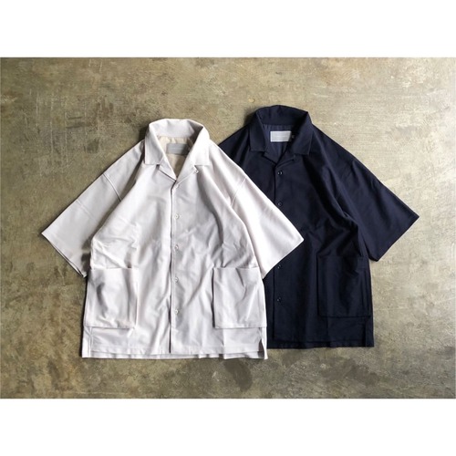 CURLY&Co (カーリーアンドコー) Linen Blended Short Sleeve Shirt