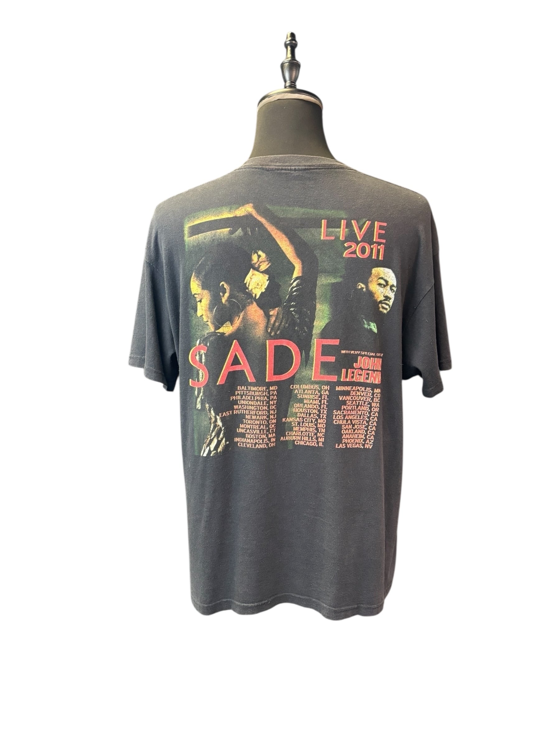 ヴィンテージ Tシャツ 2011 SADE ツアーT シャーデー ビンテージ