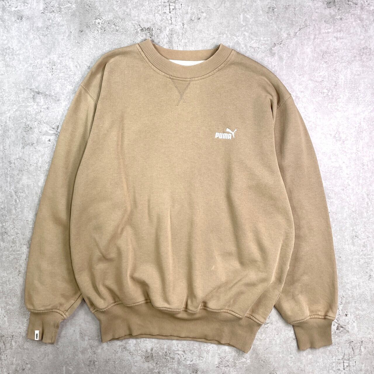 PUMA プーマ　ロゴ刺繍　スウェット　トレーナー　古着　ゆるダボ　シンプル PUMA プーマ 古着 スウェット トレーナー 刺繍 - メルカリ