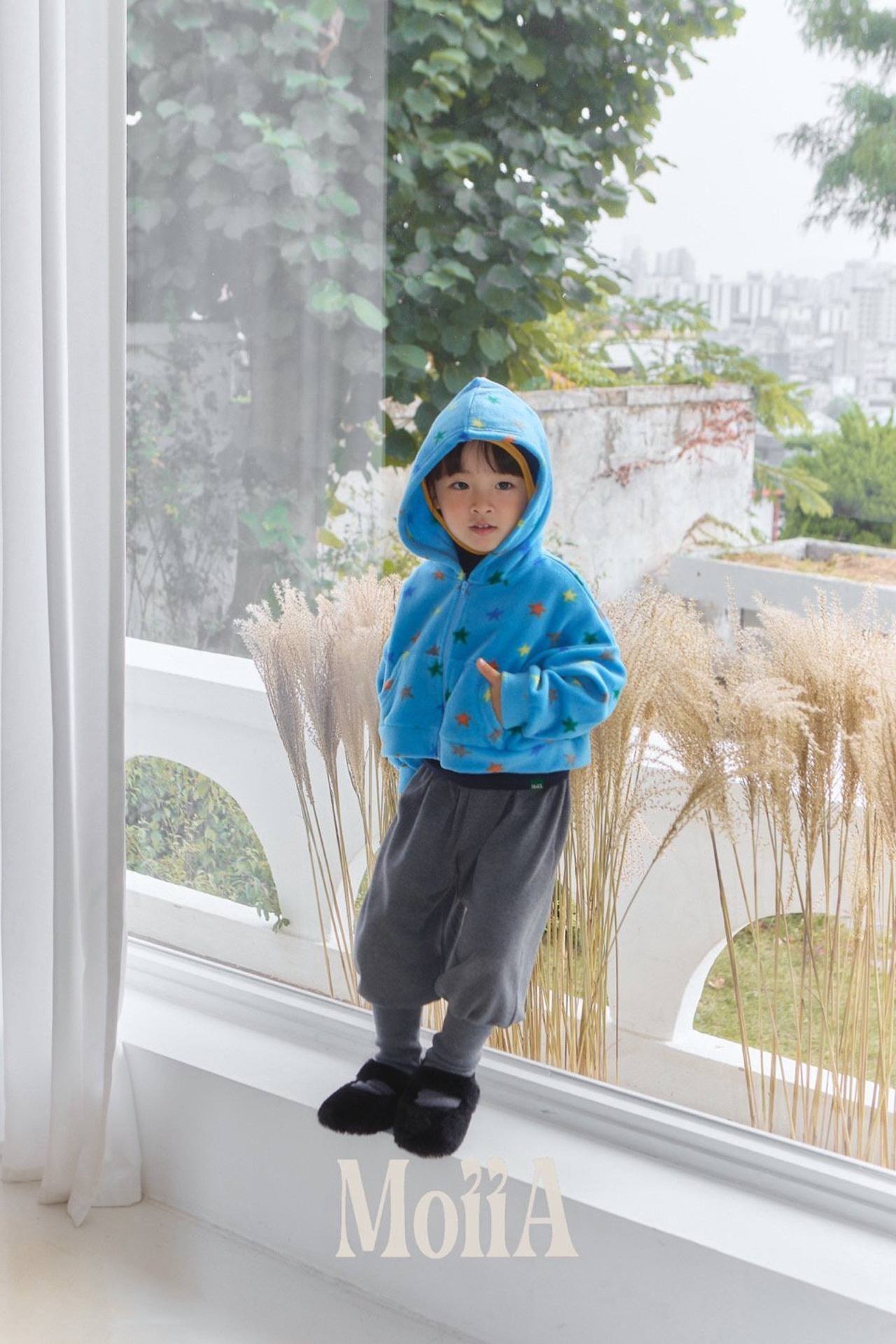 Moiia［取寄］star hood zipup 26winter