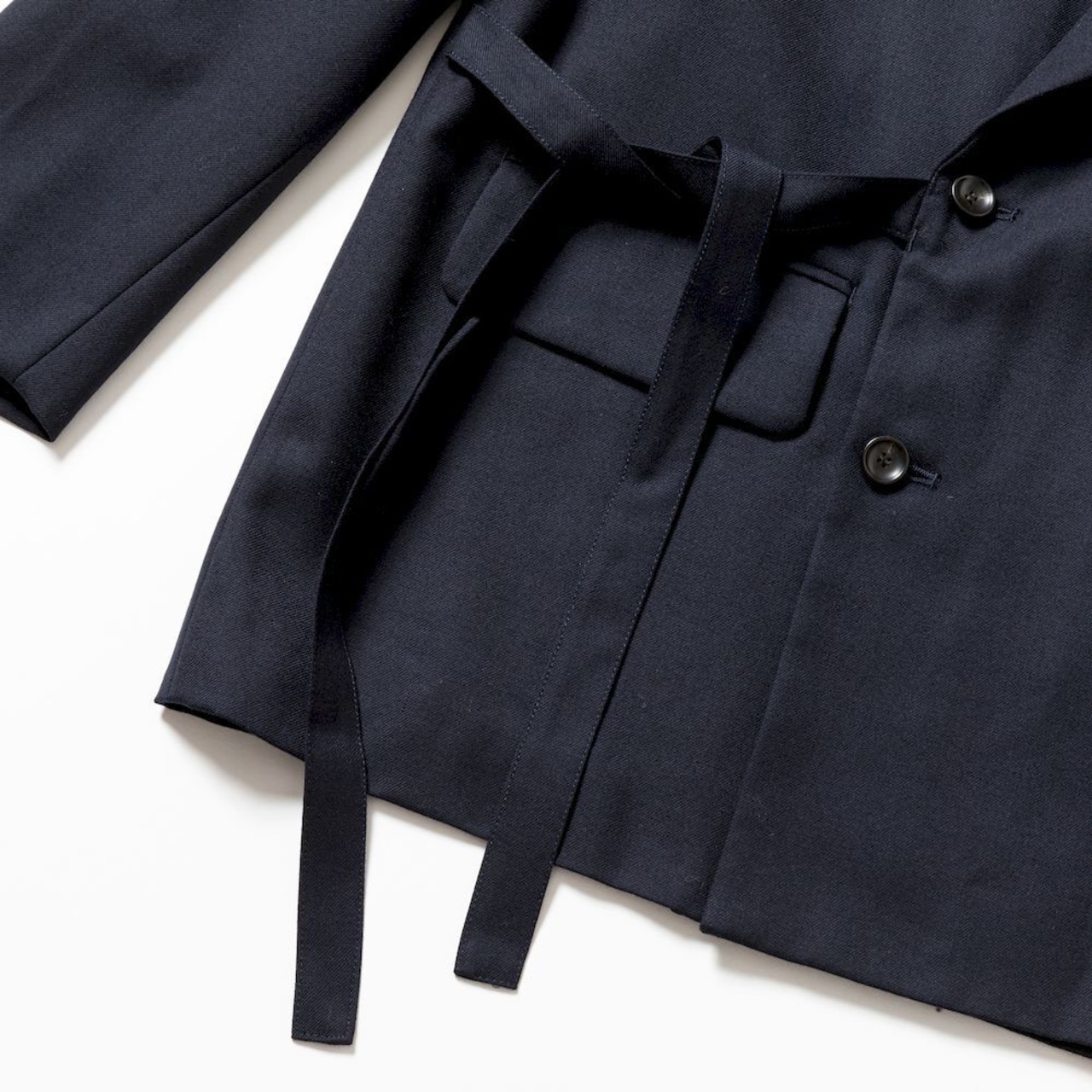 meanswhile Wool Working Outfit “SAMUE” Navy