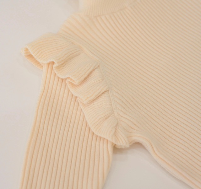 PETITMIG / frill knit E5