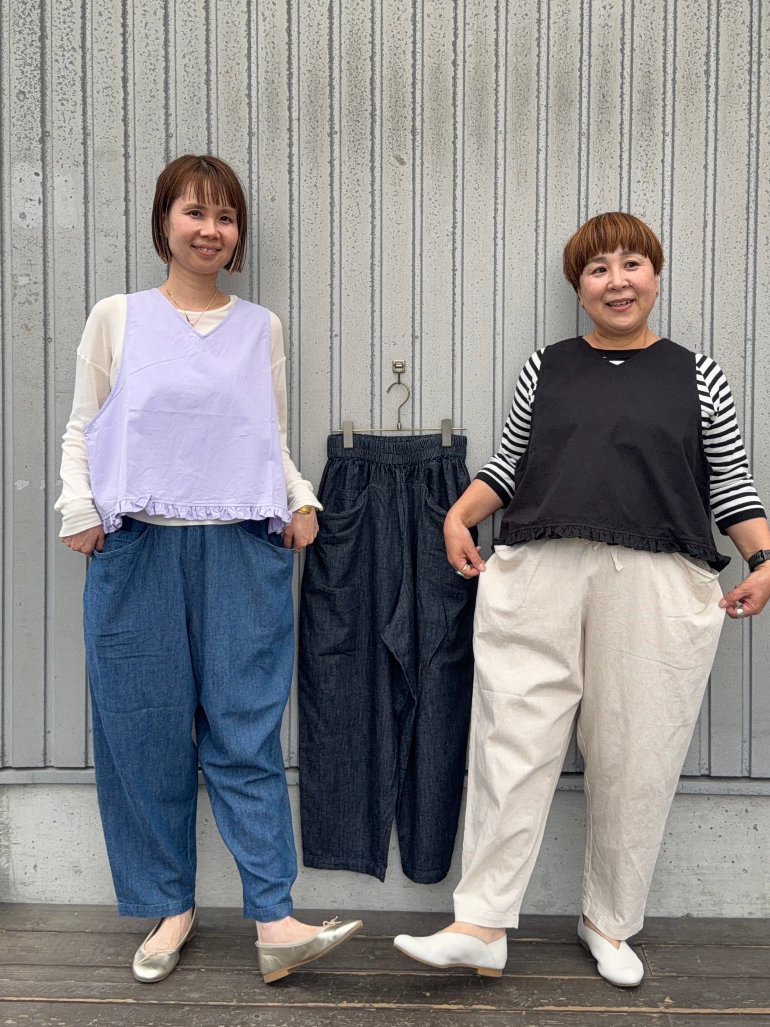 新品　ista-ire イスタイーレ　ワッシャーチェック　istaパンツ　パンツ ワッシャーチェックistaパンツ/ista-ire'26SS/7601-6910 | WACKY