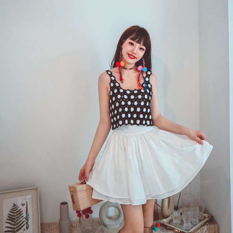 サマーボヘミアントップス 大人ガーリー スウィート キュート カジュアル 夏物 延命家ファッション48118096918