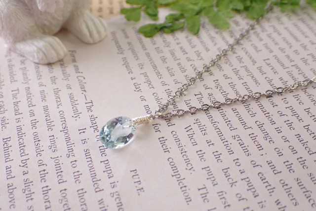 ブルートパーズネックレス　1.53ct　[C6‐955]
