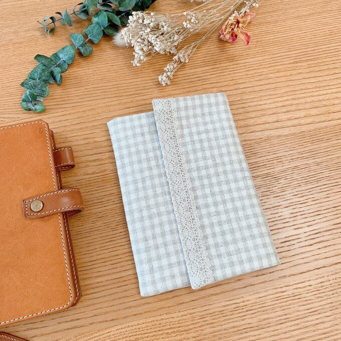 ミニ6サイズ用/ナチュラルコットンリネン リフィル用ポーチ