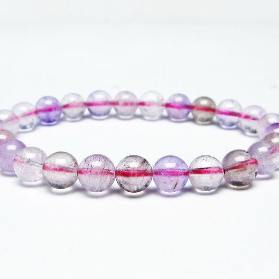 スーパーセブン ブレスレット セイクリッドセブン 8mm 一点物 メール便可 [M便 1/10] 111-46765