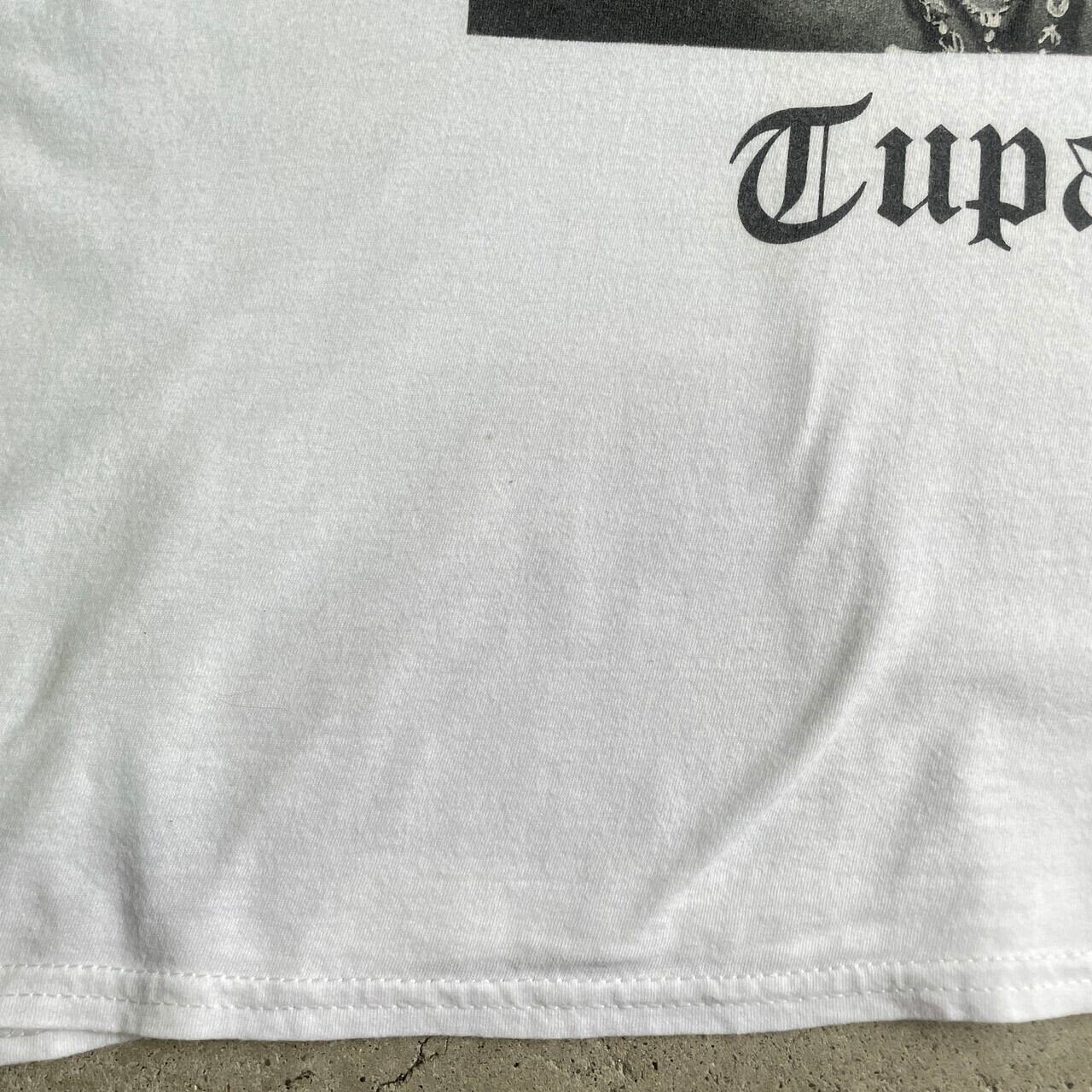 90's Lサイズ 2PAC プリント Tシャツ 白