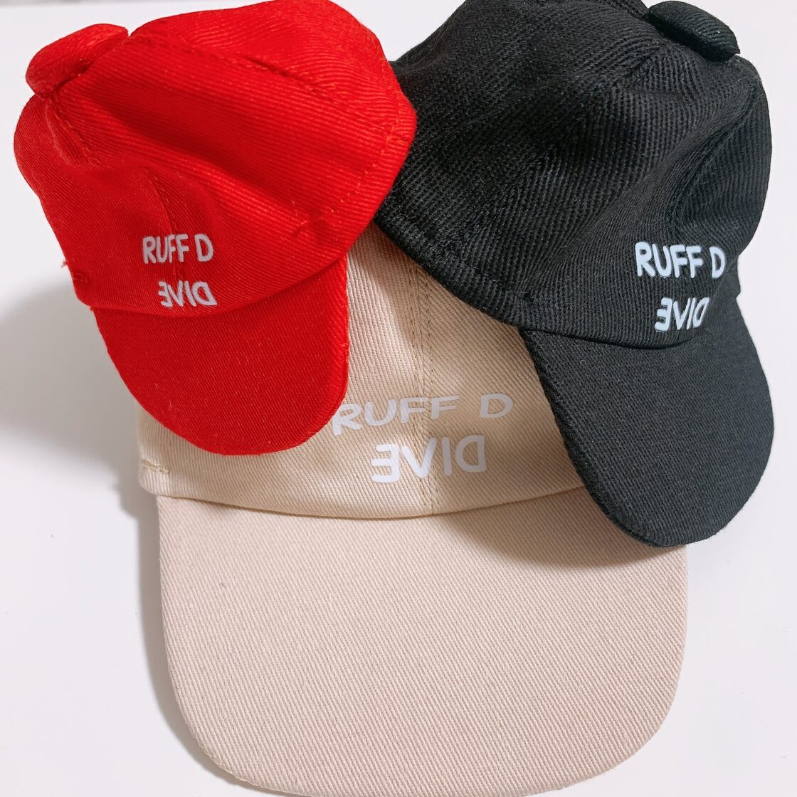 3カラーCAP』ソイングク キャップ 帽子 ぬいぐるみ 20㎝ 15㎝ 10㎝ ドール 着せ替え ぬい服 ちびぬい 人形 | Pay ID