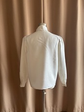 noble classical jabot shirt-4637-4【ブローチ付属商品】