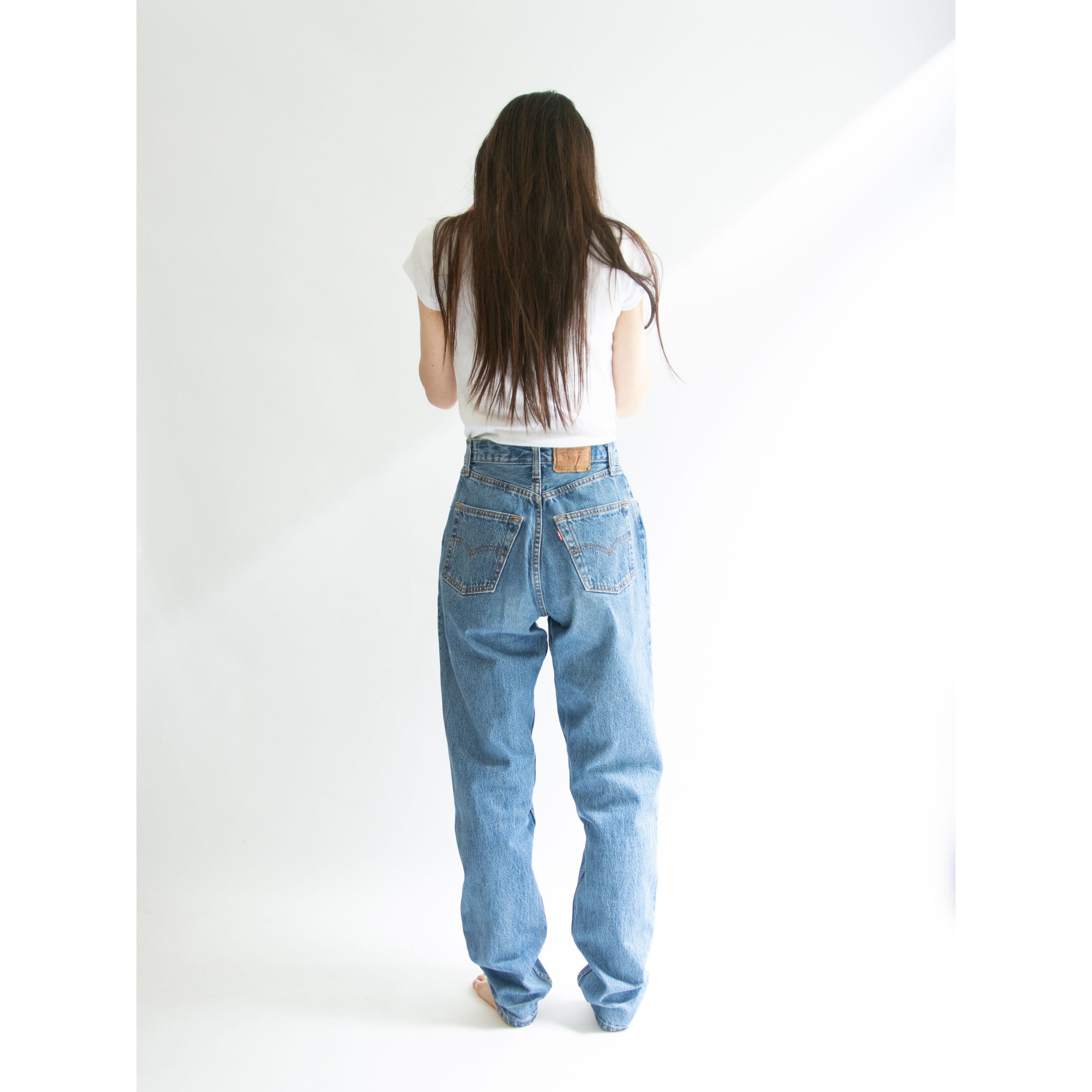 【LEVI'S 17501】Made in U.S.A. 90's tapered denim pants 3（リーバイス アメリカ製 テーパードデニムパンツ ジーンズ）12a