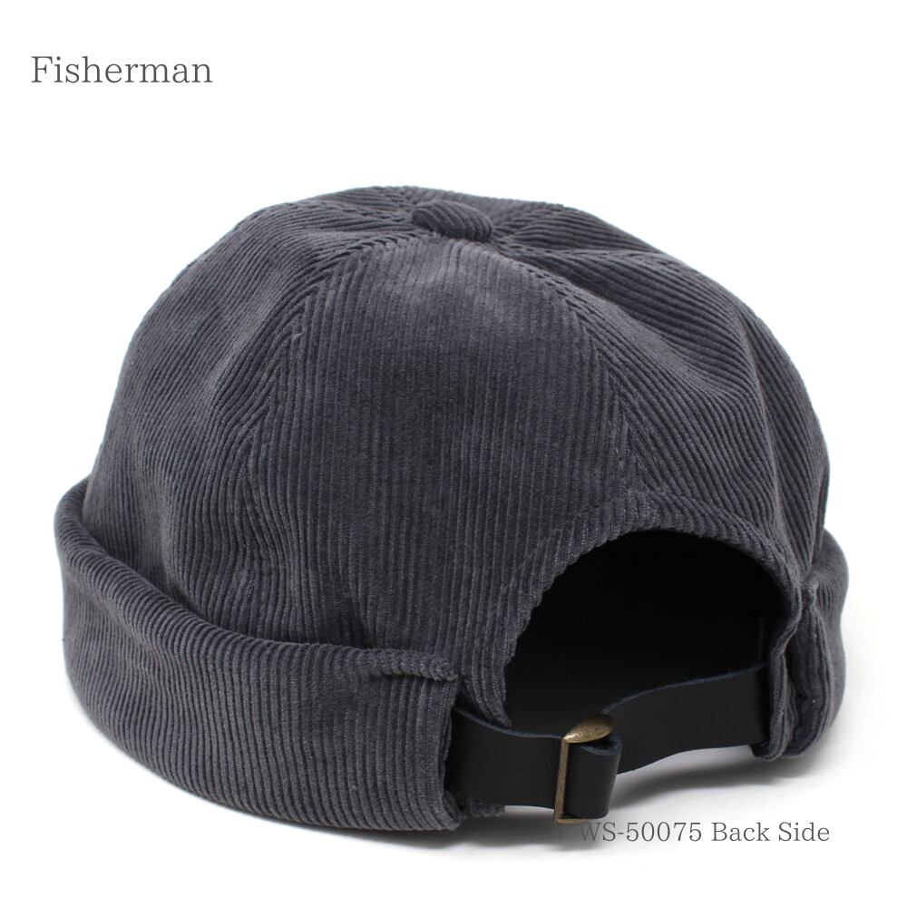 mas.フィッシャーマンキャップ コーデュロイキャップ ロールキャップ