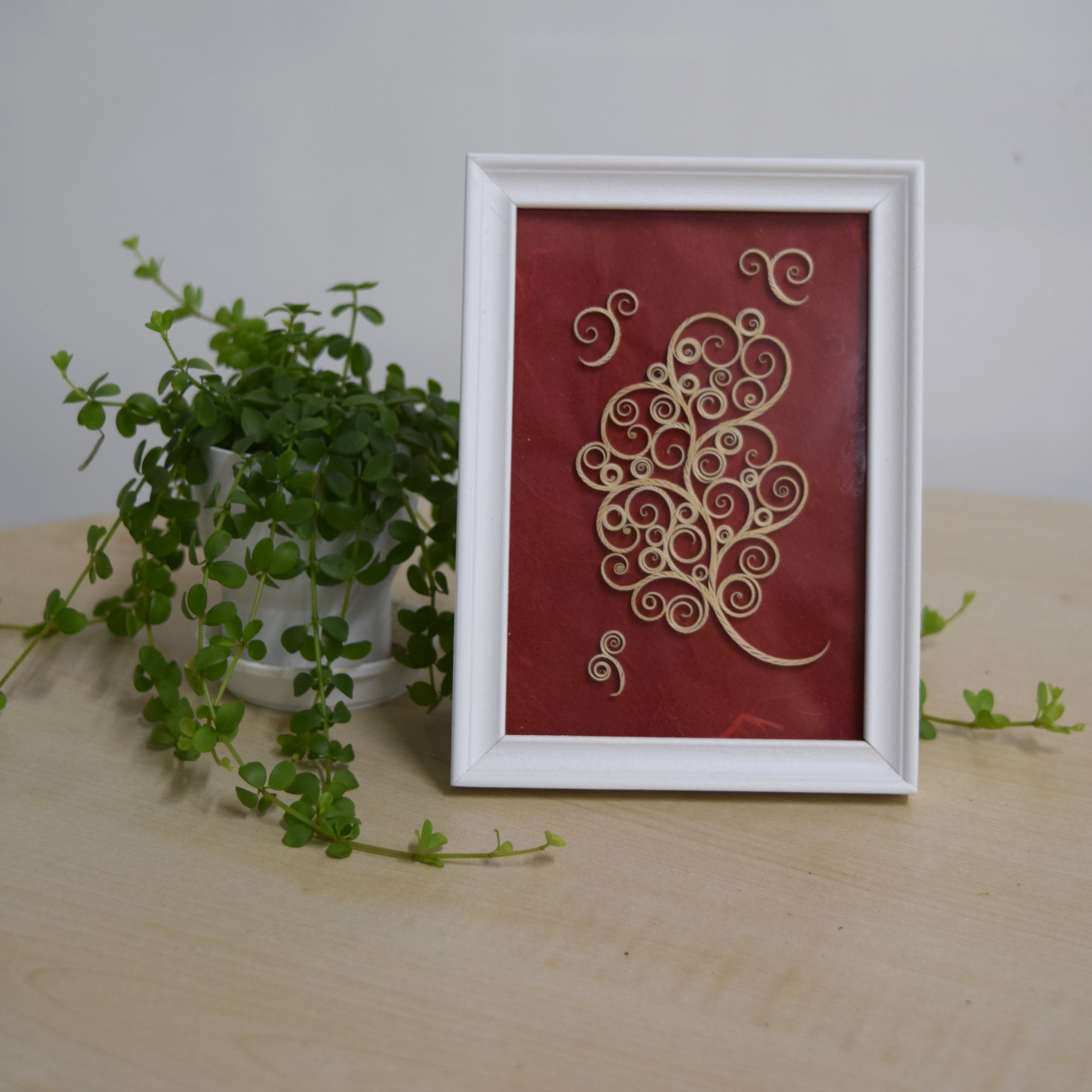 木材アート額縁 Wood picture frame 【さっぽろアイヌクラフト