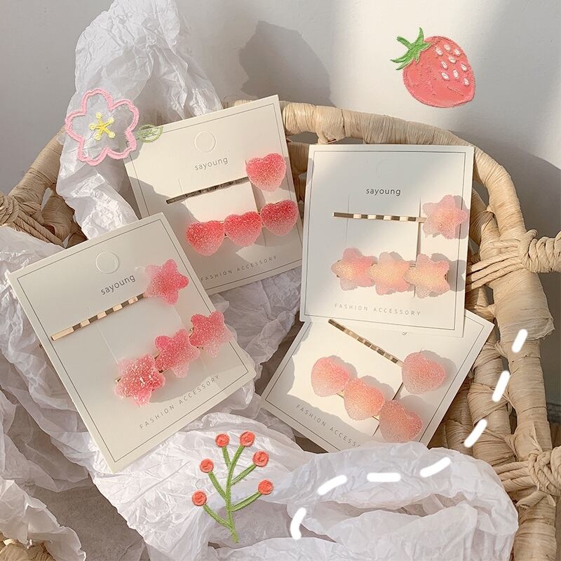 ヘアピン サイドアクセサリー 大人ガーリー スウィート キュート カジュアル ブラック・アイド・ピーズ53173185241