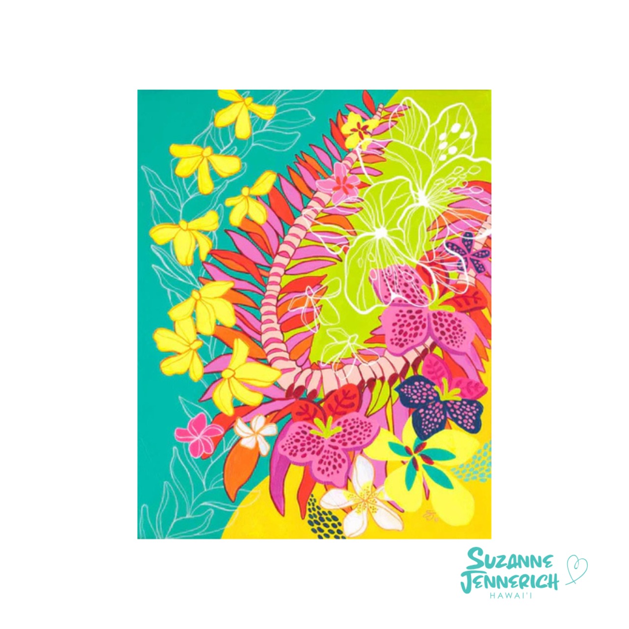 8×10インチ アート  / Suzanne Jennerich HAWAII スザンヌ・ジェネリック