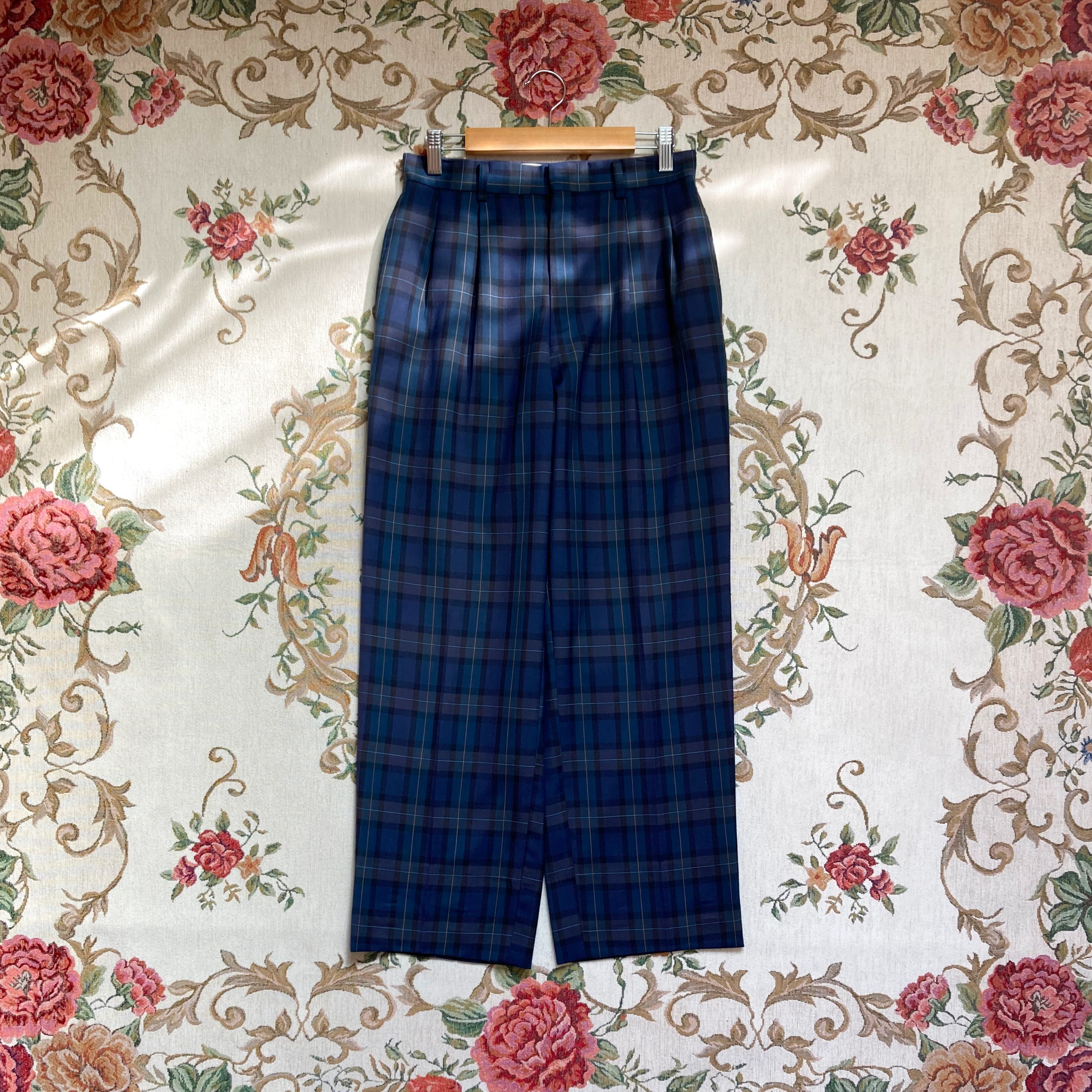 JAPAN vintage check slacks