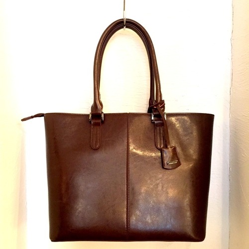 Split-Leather Tote Bag　D.Brown