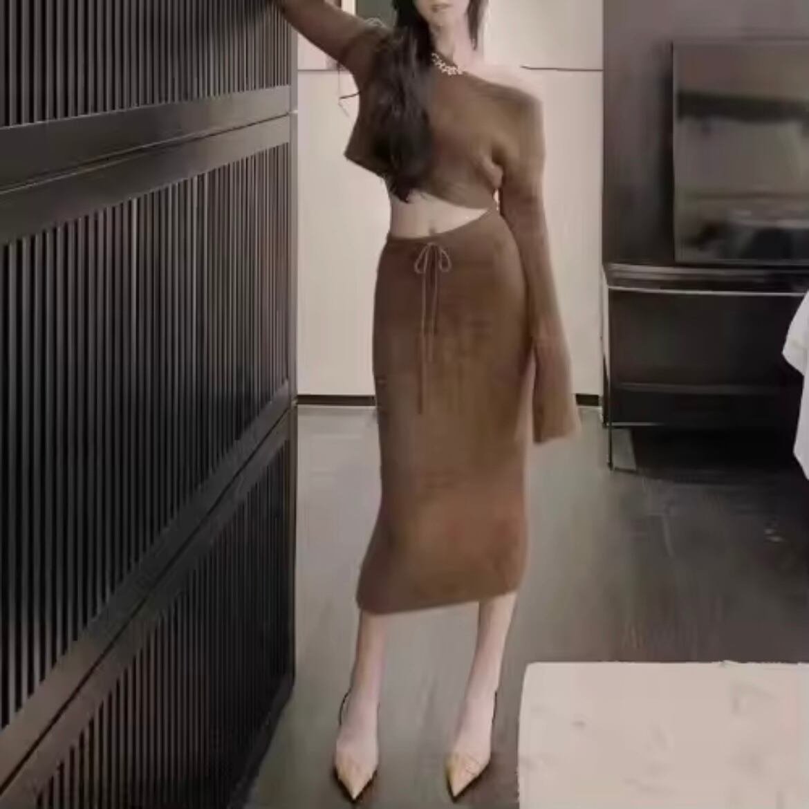 souffle yarn knit setup