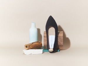pointed-ARGYLE / BLACK