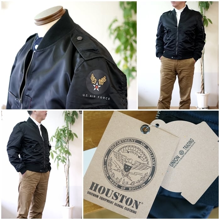 HOUSTON ヒューストン 5L-2X L2 フライトジャケット ミリタリー