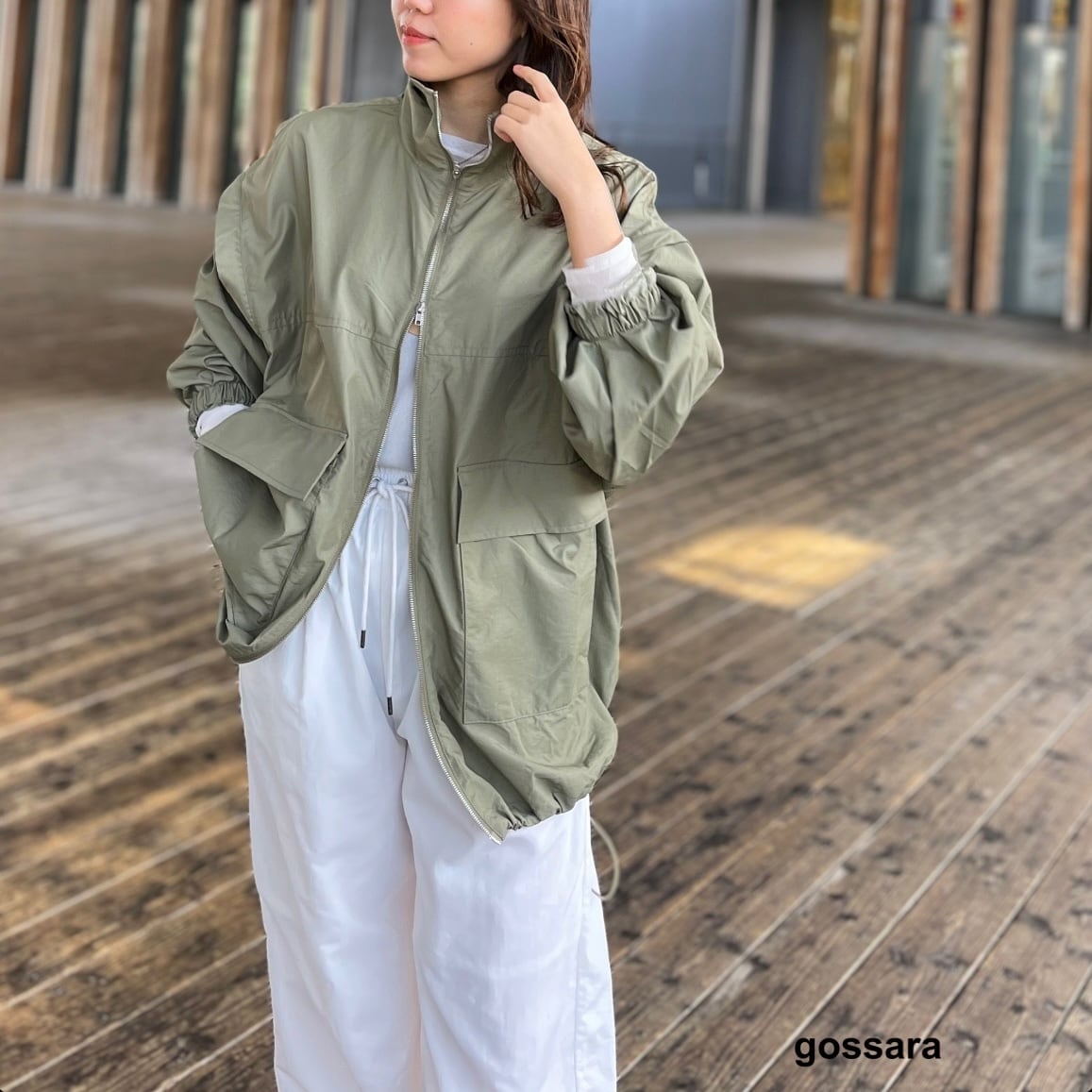 ナイロン袖取り外しブルゾン 5153275 (0319) | gossara(ゴサラ)