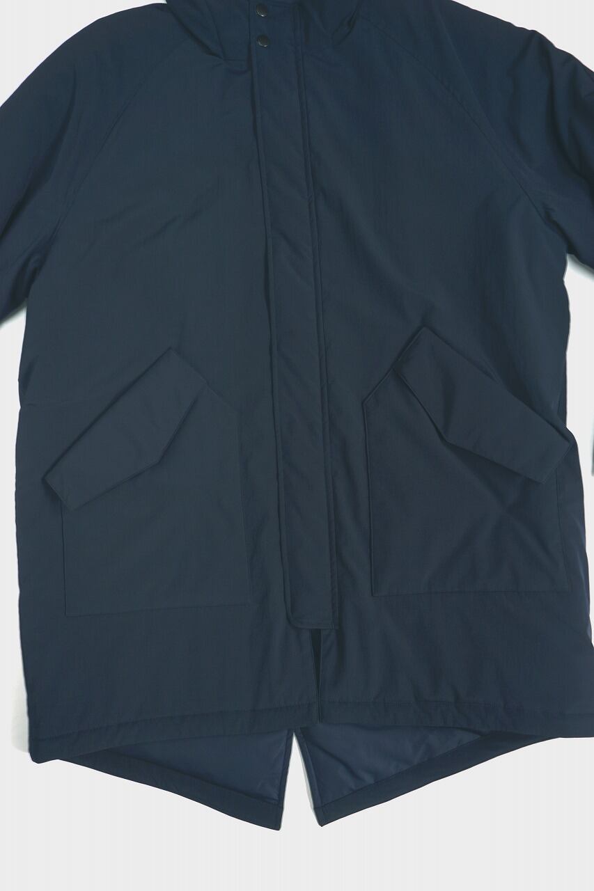 Nylon Padded Hoodie Coat