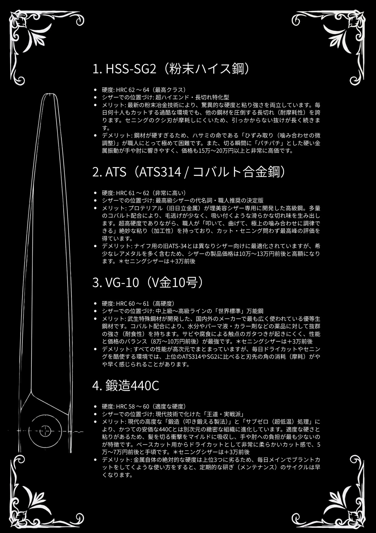 MMC ドライカットシザー(6.0inch) | MMC Professional Products