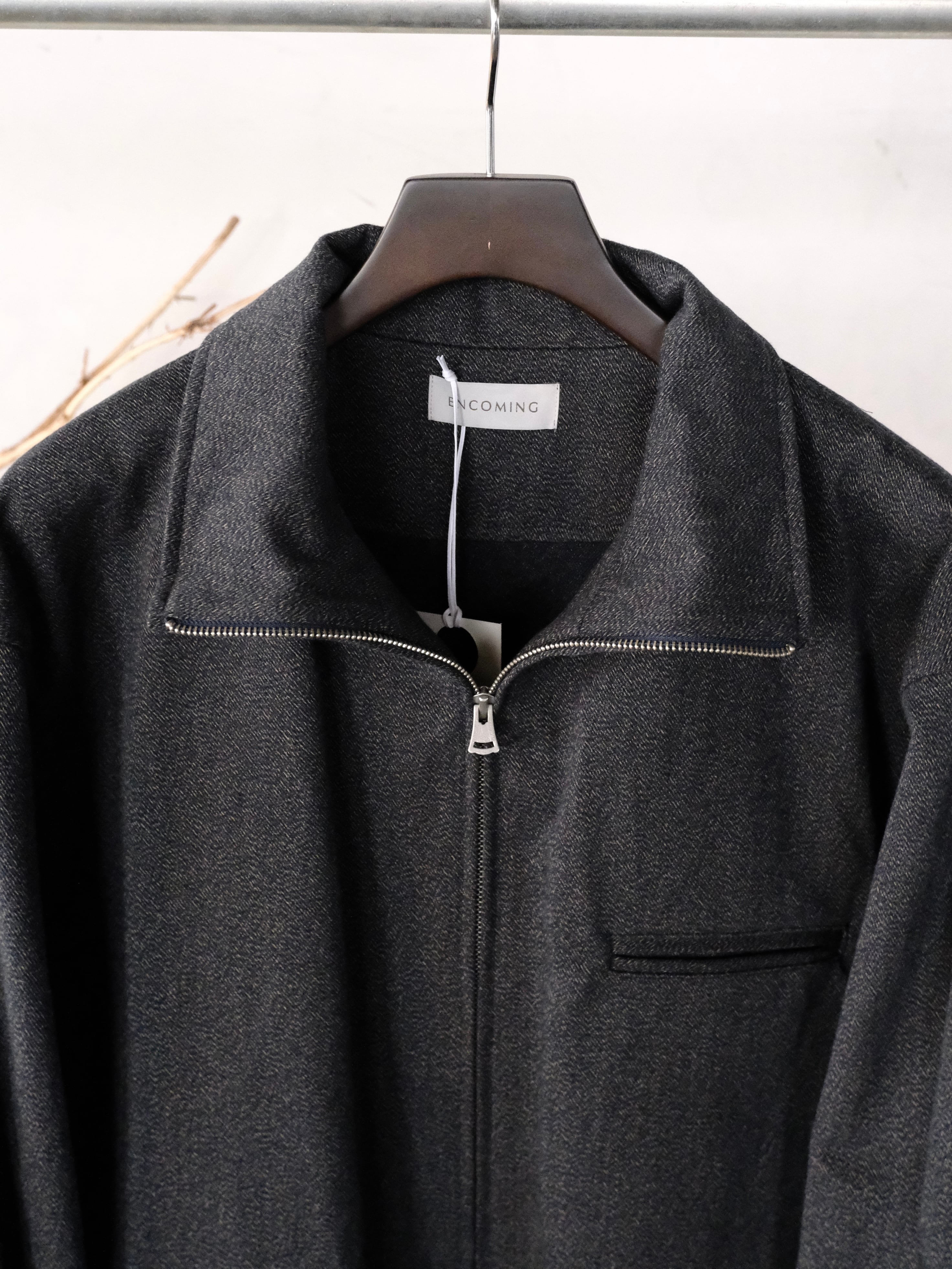 ENCOMING】 FRONT ZIP BLOUSON | THE OUR