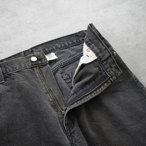 00s Levi's 505 black denim pants [W34.5L29.5相当] 古着
