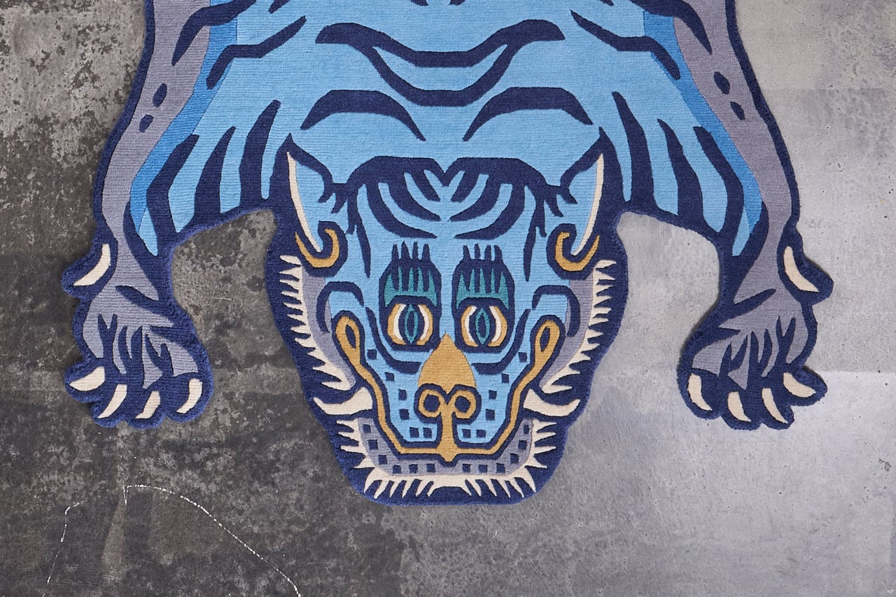 Tibetan Tiger Rug 《Lサイズ•ウール・オリジナル3・トラディショナル