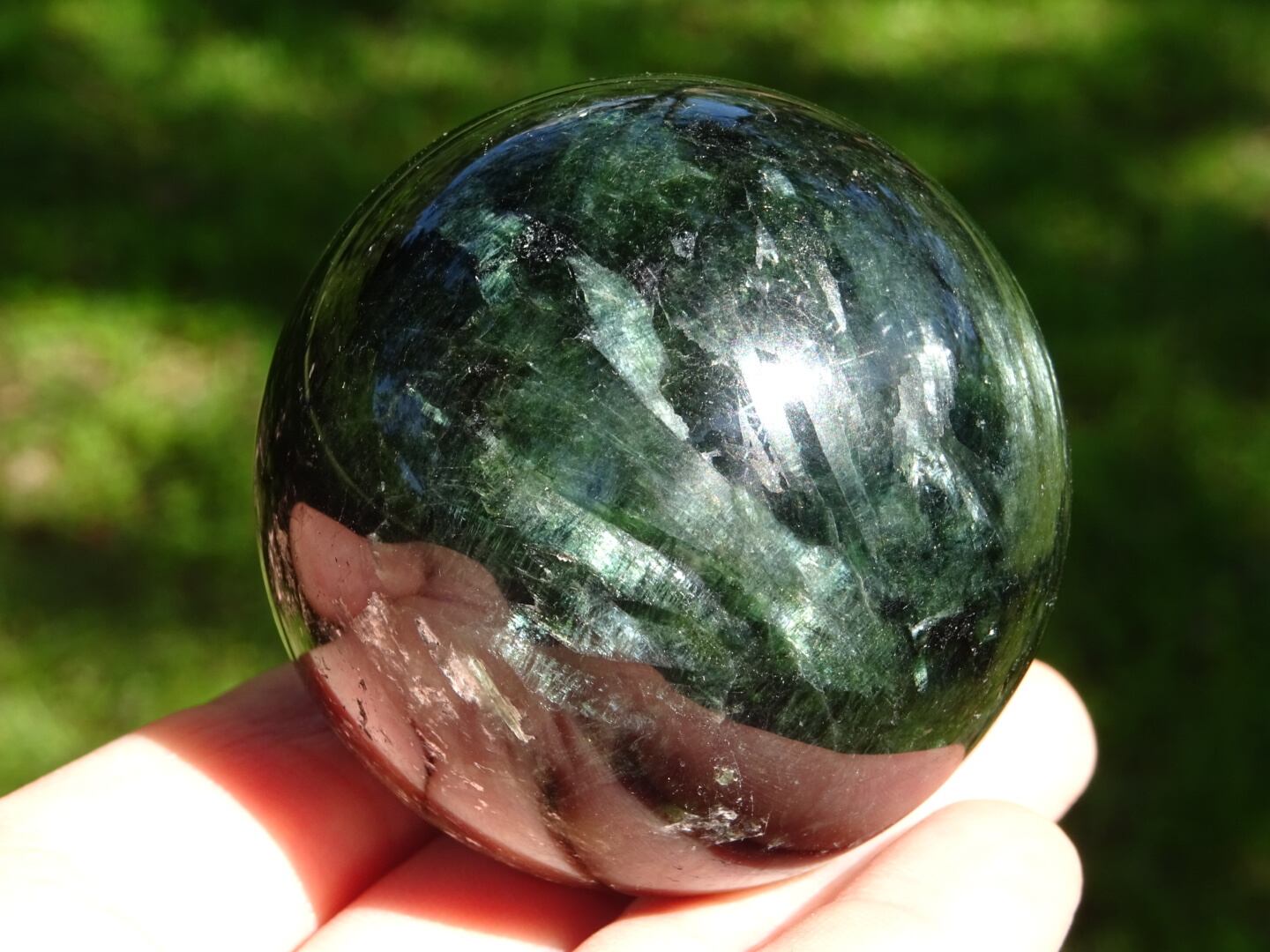 アクチノライト（スフィア） ~Green Will~ | 虹石屋