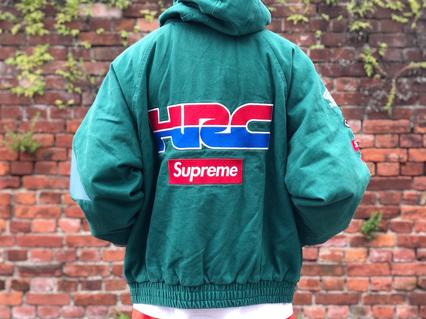 Supreme HONDA ZIP UP RACING JACKET GREEN XL 125JE6007 | BRAND 