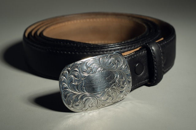 Vintage Tiffany & Co Arabesque Slide Buckle Belt