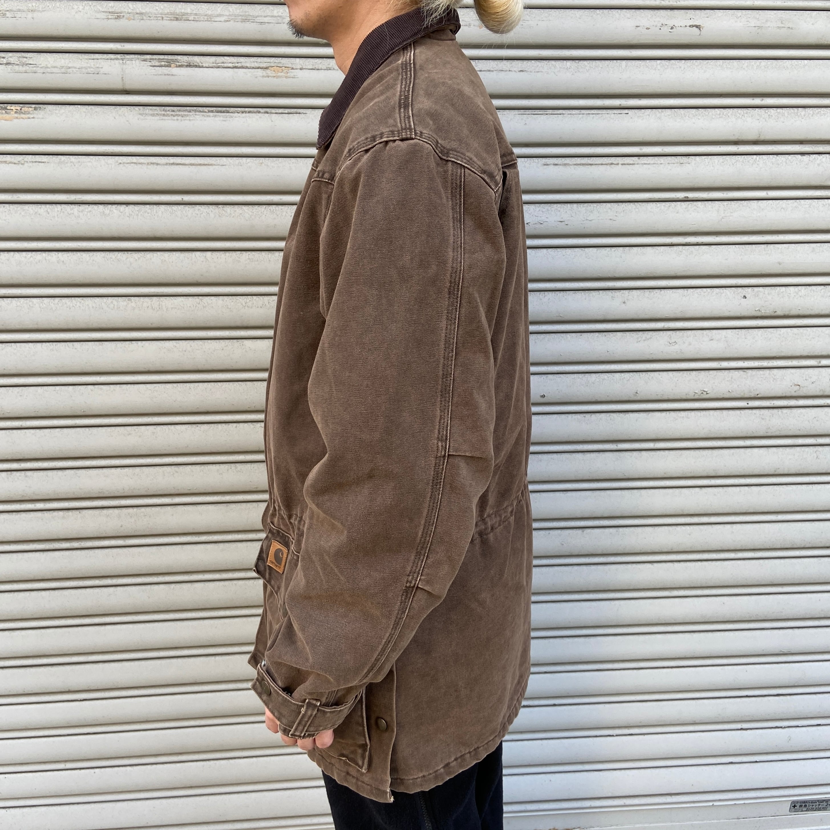 Carhartt ウエスタンヨークダックコート M相当 ブラウン | 古着屋 Uan