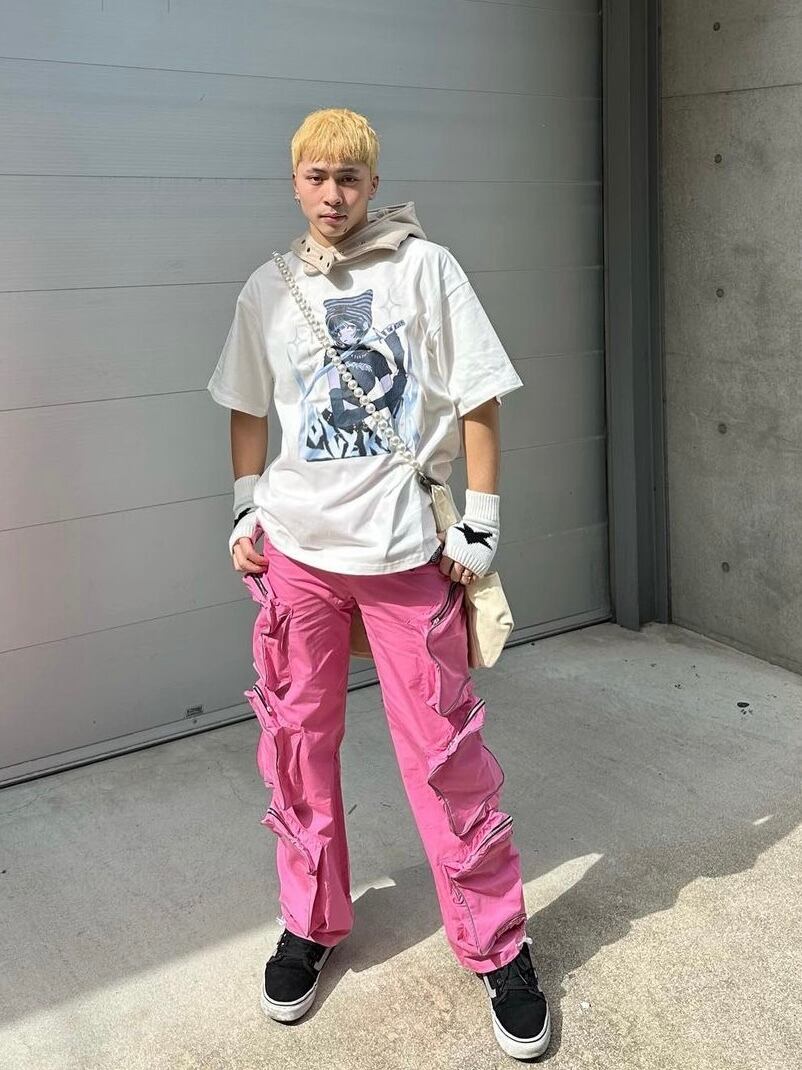 【BRUSHSHIFT 】star design military pants