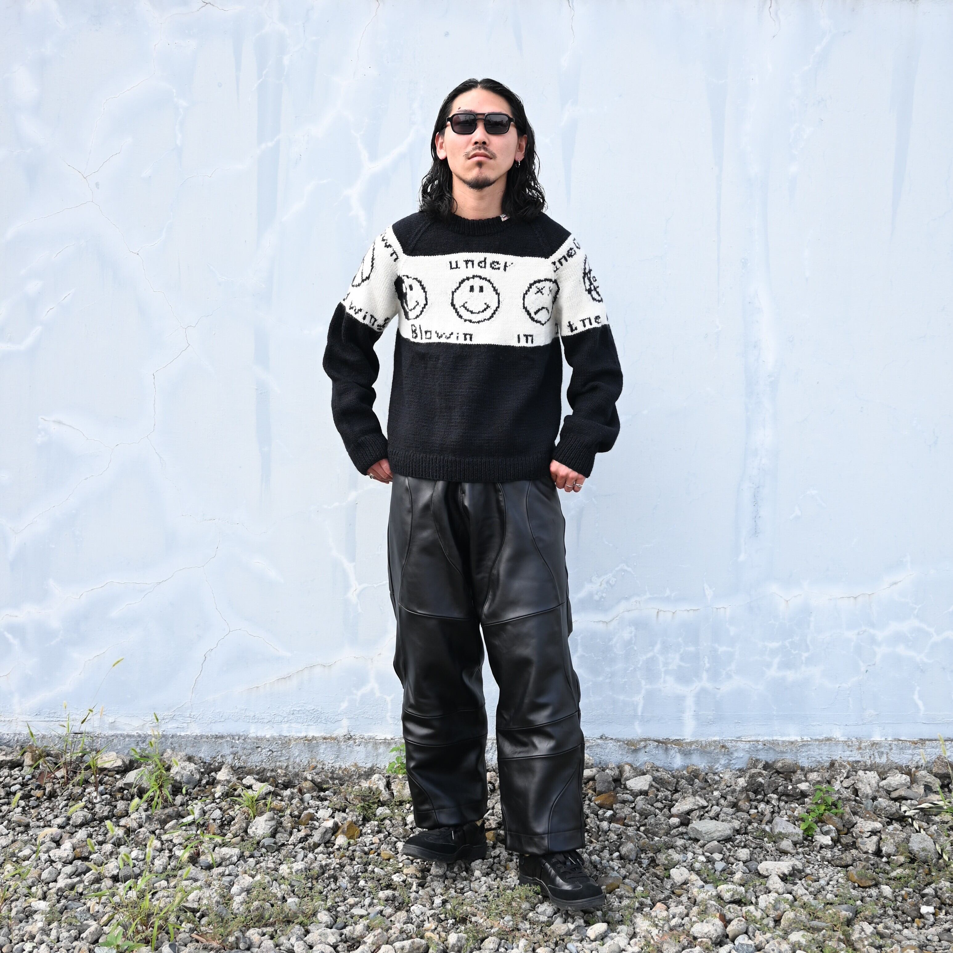Leh レー Leh(レー)ニット、レザーパンツ新作style | GANKO