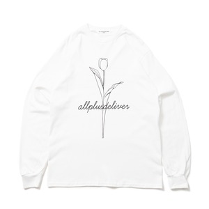 ALPSDR ONE TULIP LS TEE / WHITE