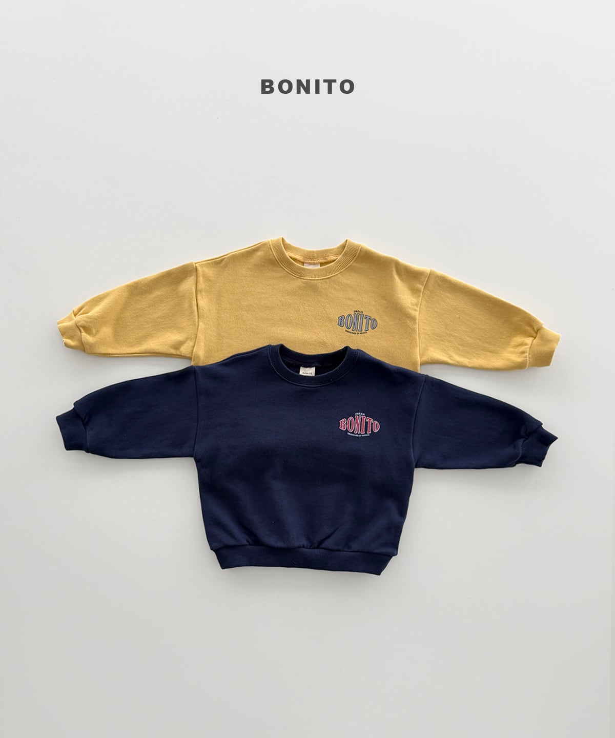 【Jr.size】convex bonito sweatshirt【BONITO】※9月中旬発送予定