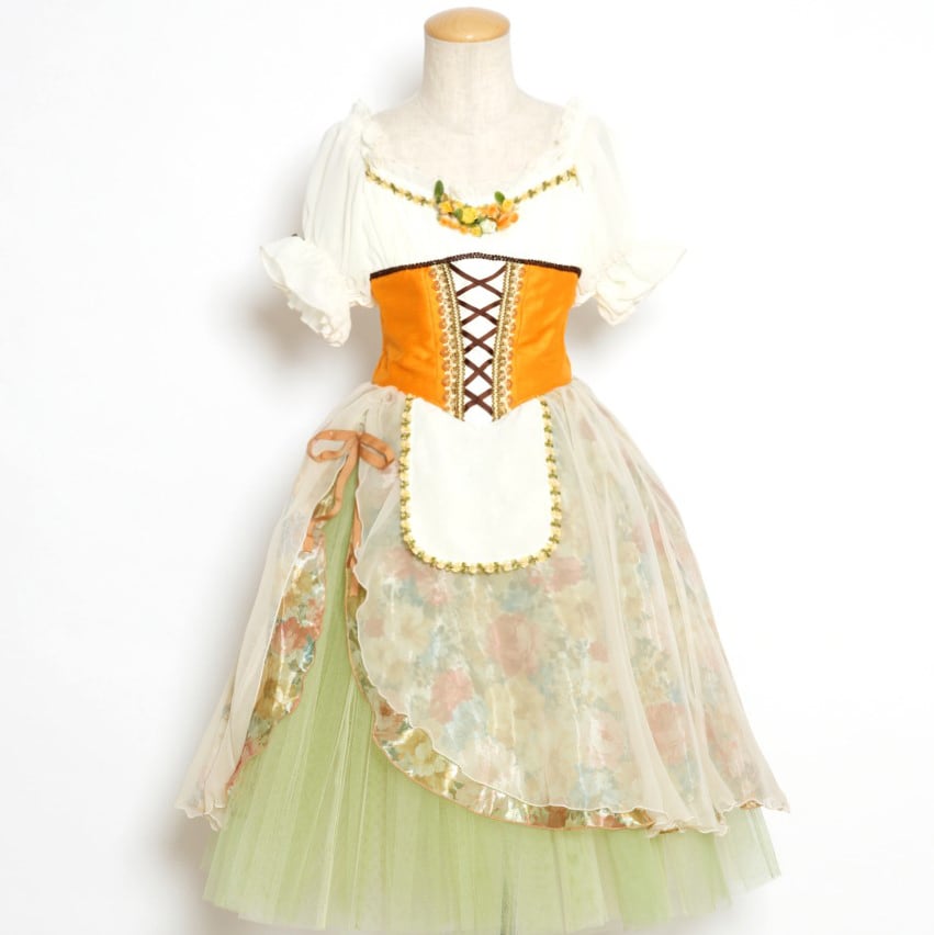 受注販売 バレエ衣装 Cr128n 村娘 バレエ衣裳trespicos