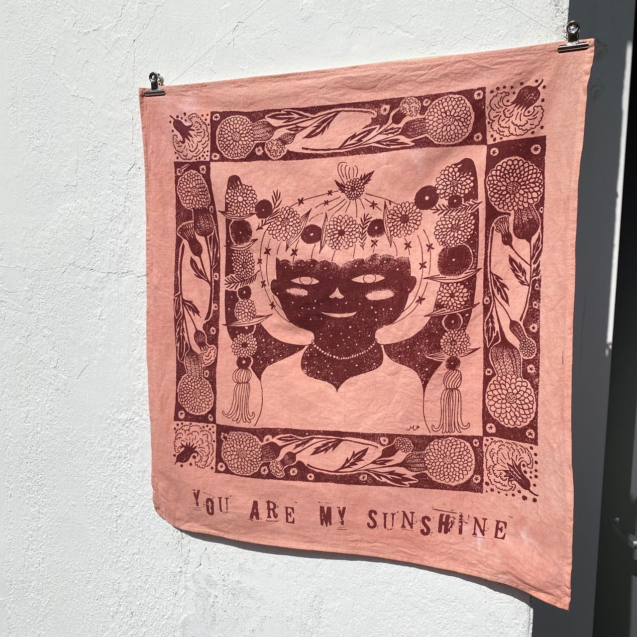 草木染めマルチクロス/インド茜】マリーゴールド | BLUE FOREST ART STORE