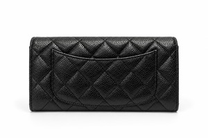 CHANEL シャネル 長財布 P0241-Y01864-C3906 ﾏﾄﾗｯｾ ｷｬﾋﾞｱｽｷﾝ