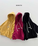 【 bonito / 予約 】Placket hoodie