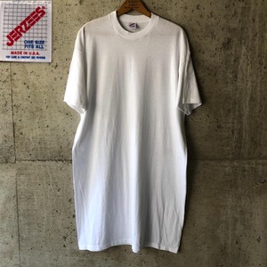 GG511 90s Tシャツ 無地 ホワイト ブランク ロング丈 USA製