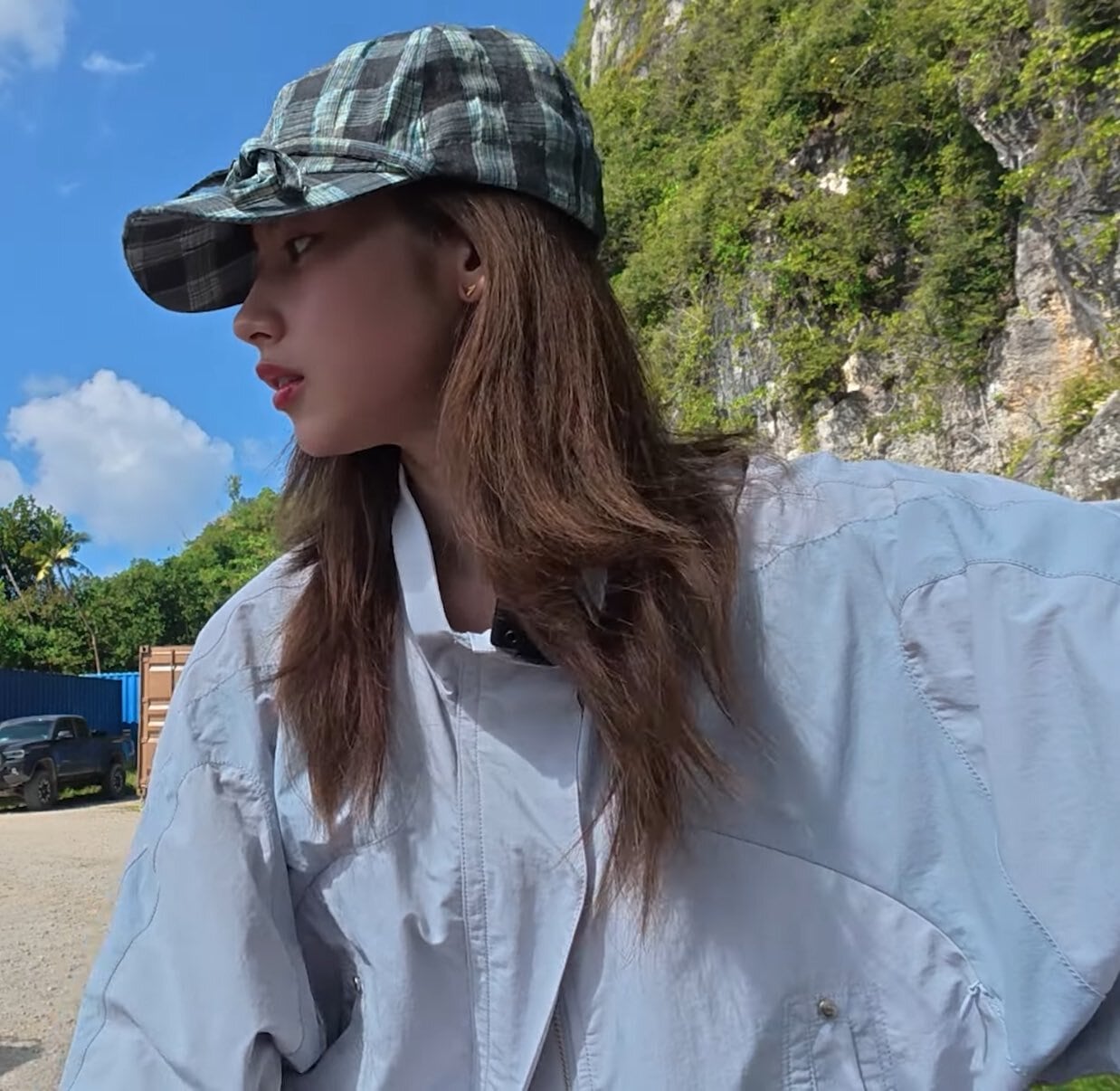 AWSOME NEEDS TWICE サナ着用★BASIC BALL CAP_RIBBON ☆TWICE サナ 着用!!【AWESOME NEEDS】Basic Ball