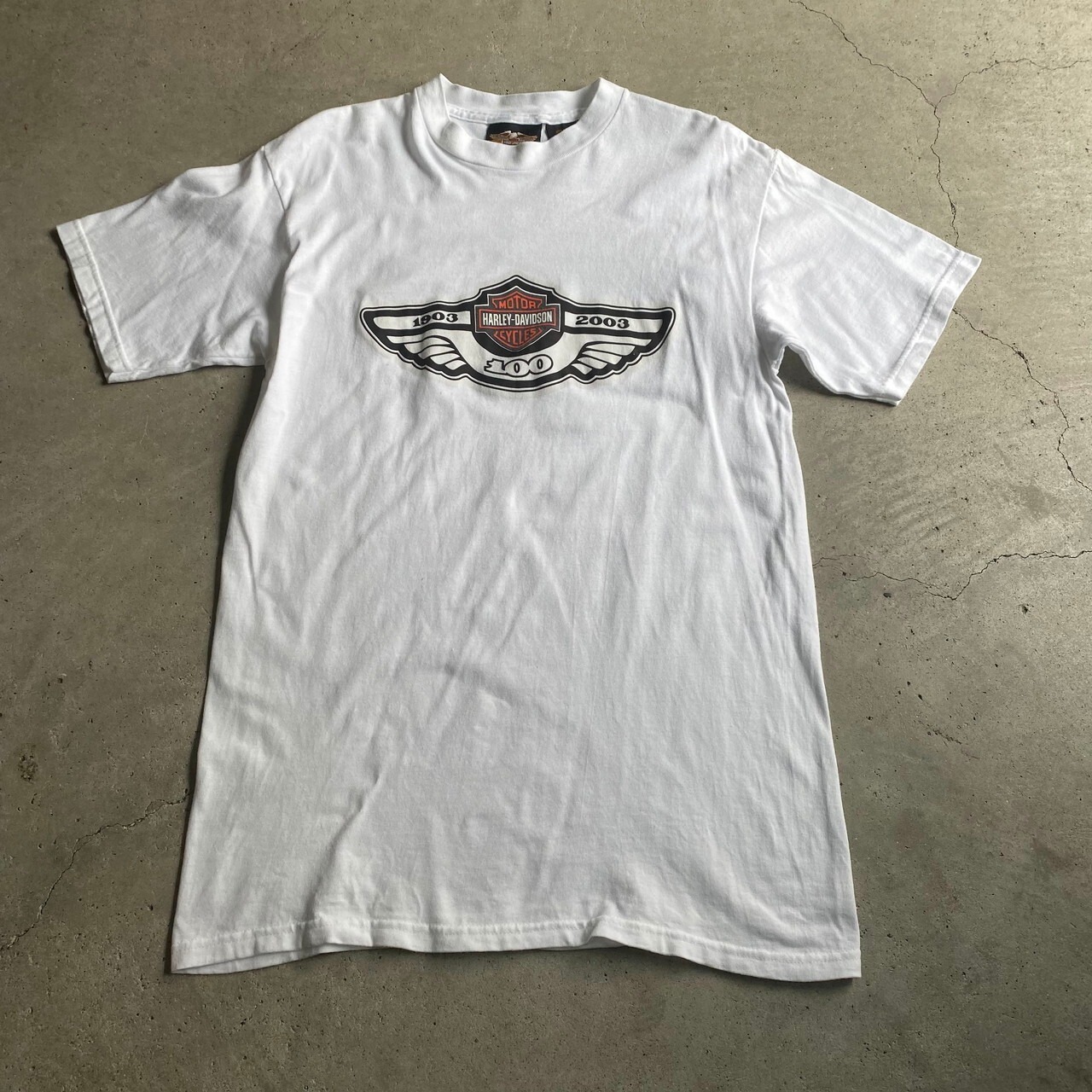 00年代 USA製 Harley-Davidson ハーレーダビッドソン 100周年 両面 