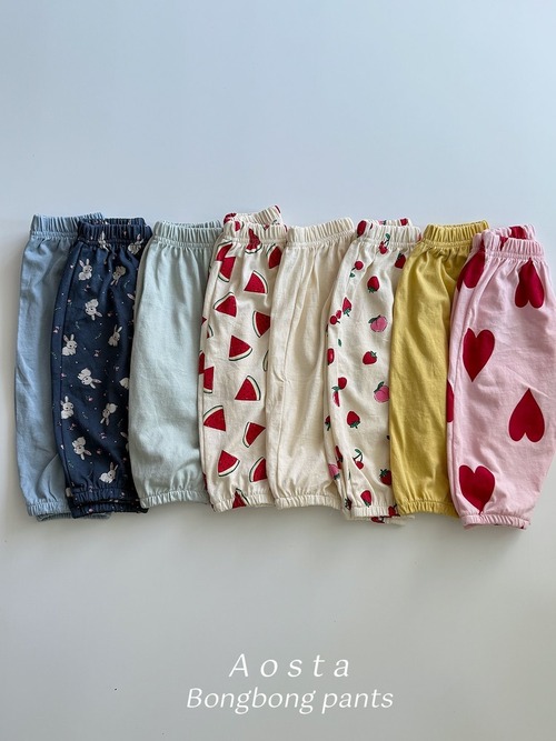 【予約/送料無料】Aosta/Bong Bong Pants